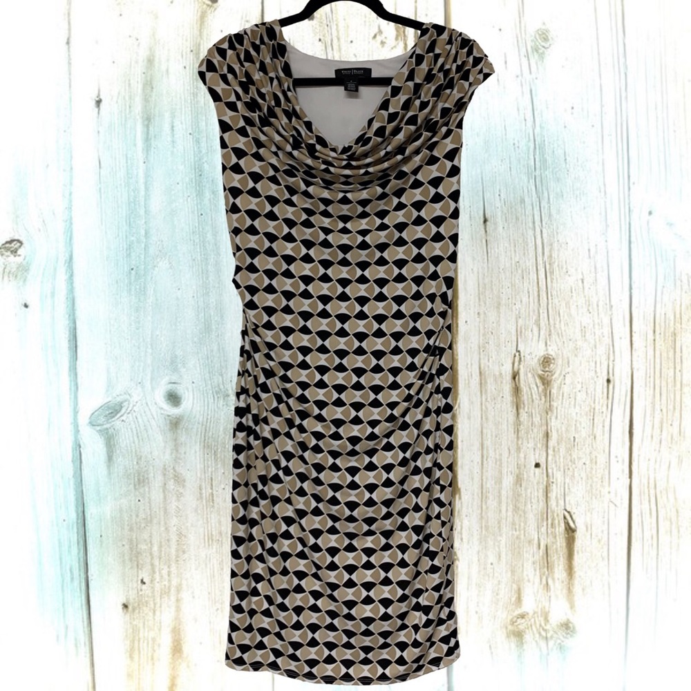 White House Black Market Cowl Neck Dress